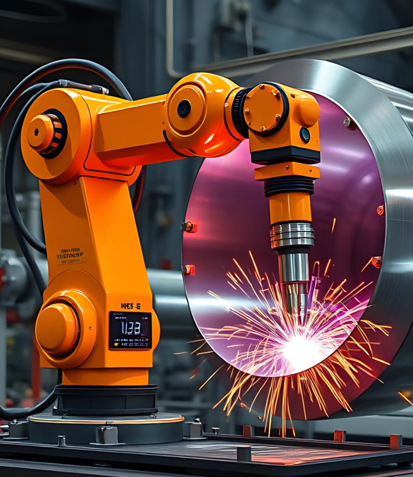 Dual-arm robotic arc welding